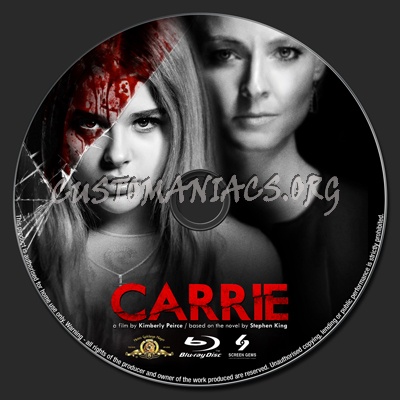 Carrie blu-ray label
