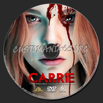 Carrie dvd label