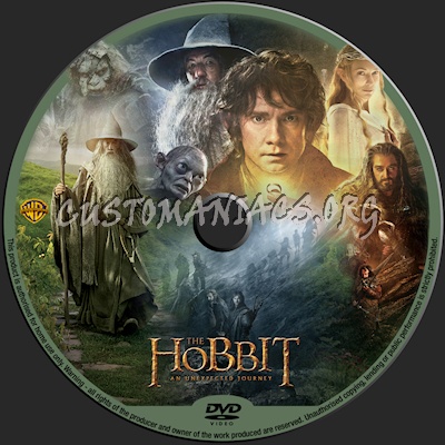 The Hobbit dvd label