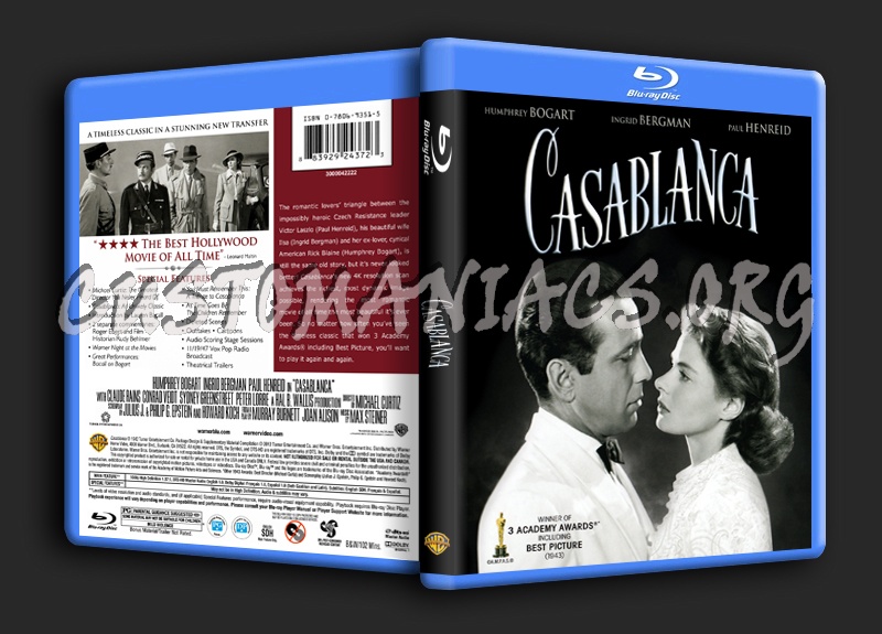 Casablanca blu-ray cover
