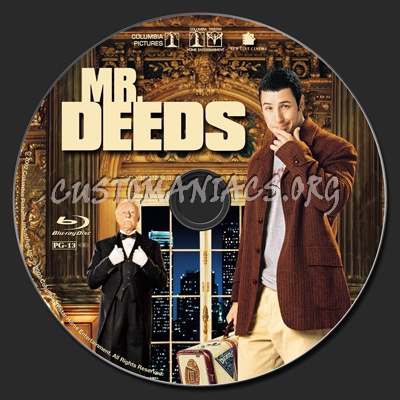 Mr. Deeds blu-ray label