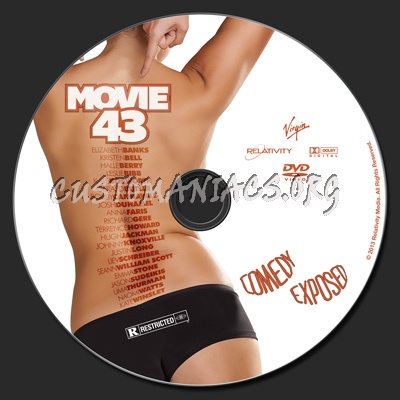 Movie 43 dvd label