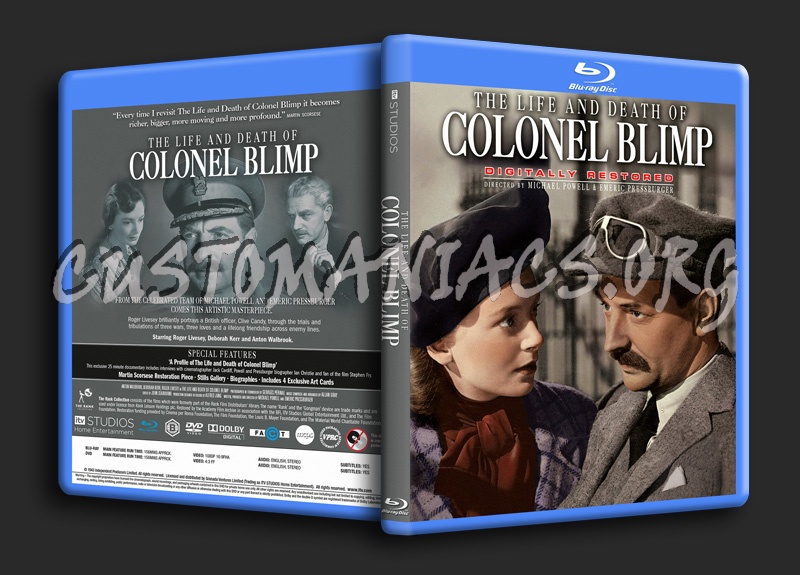 The Life and Death of Colonel Blimp blu-ray cover