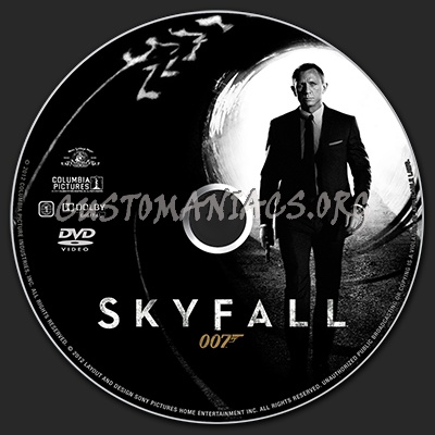 Skyfall dvd label