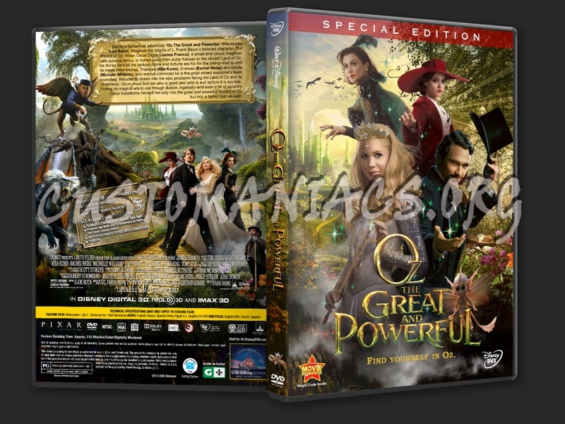 Oz: The Great and Powerful (2013) dvd cover