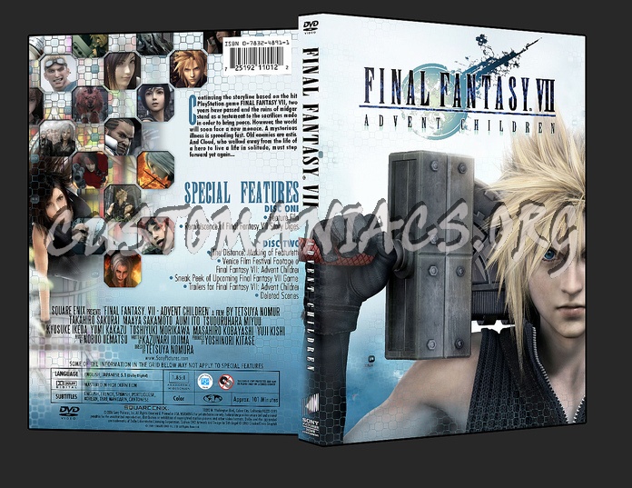 Final Fantasy VII - Advent Children dvd cover