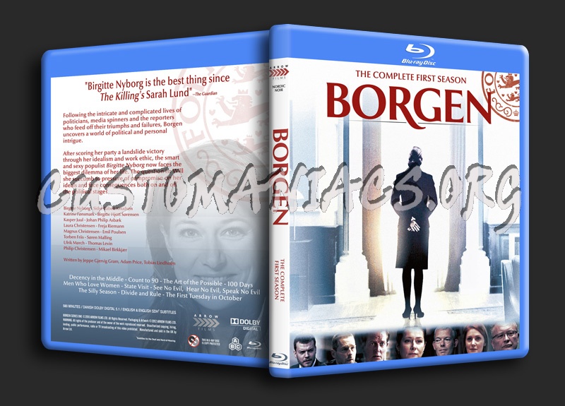 Borgen Series 1 blu-ray cover