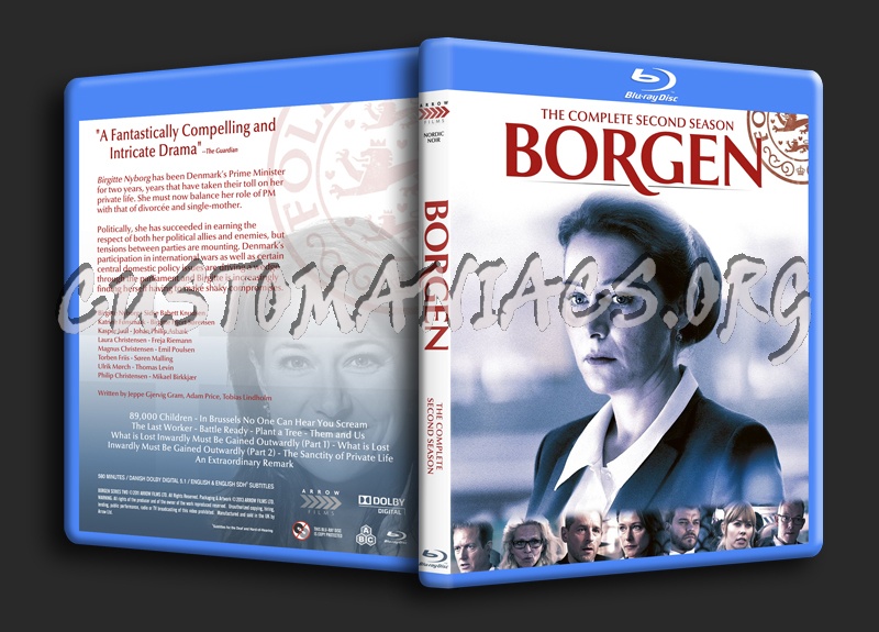 Borgen Series 2 blu-ray cover