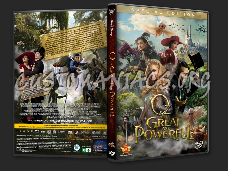 Oz: The Great and Powerful (2013) dvd cover