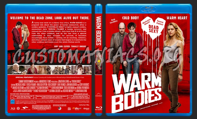 Warm Bodies blu-ray cover