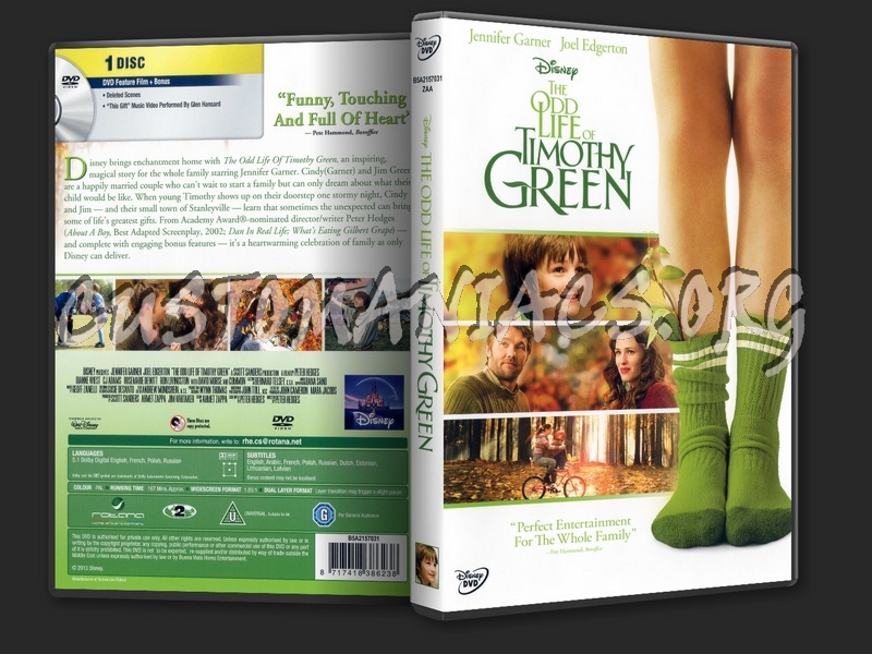 The Odd Life Of Timothy Green dvd cover