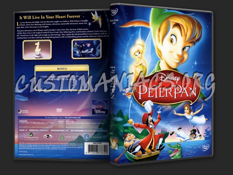 Peter Pan dvd cover