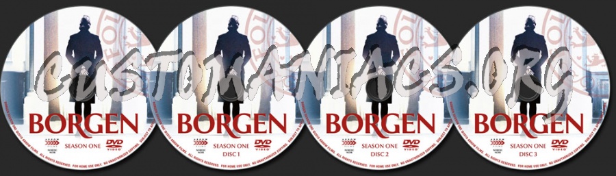 Borgen Series 1 dvd label