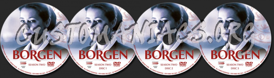 Borgen Series 2 dvd label