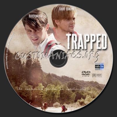 Trapped (2012) dvd label