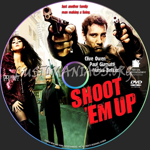 Shoot 'Em Up dvd label