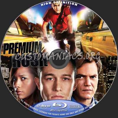 Premium Rush blu-ray label