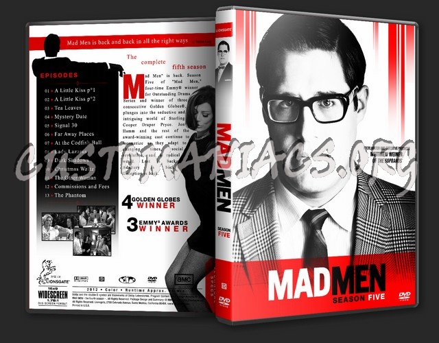 Mad Men Season 5 dvd cover