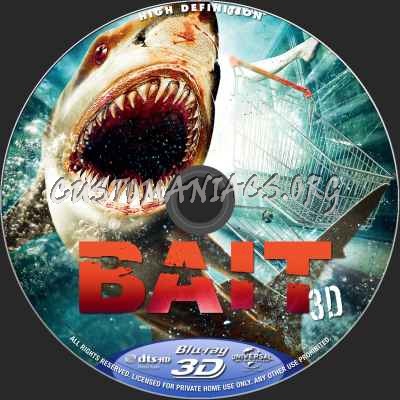 Bait (2D + 3D) blu-ray label