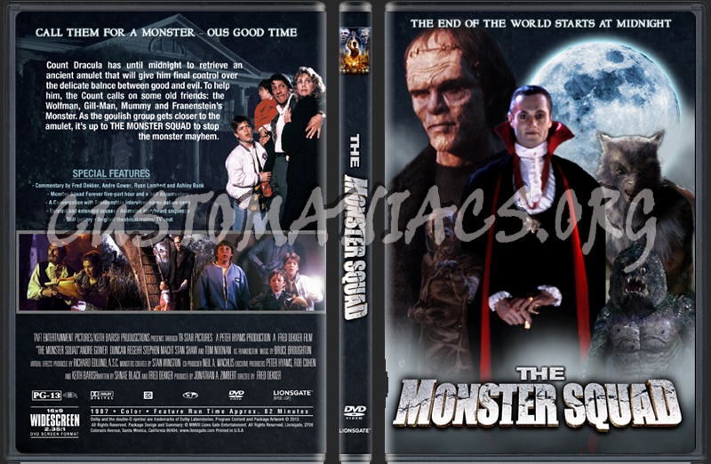 The Monster Squad dvd cover