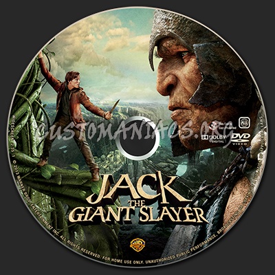 Jack the Giant Slayer dvd label