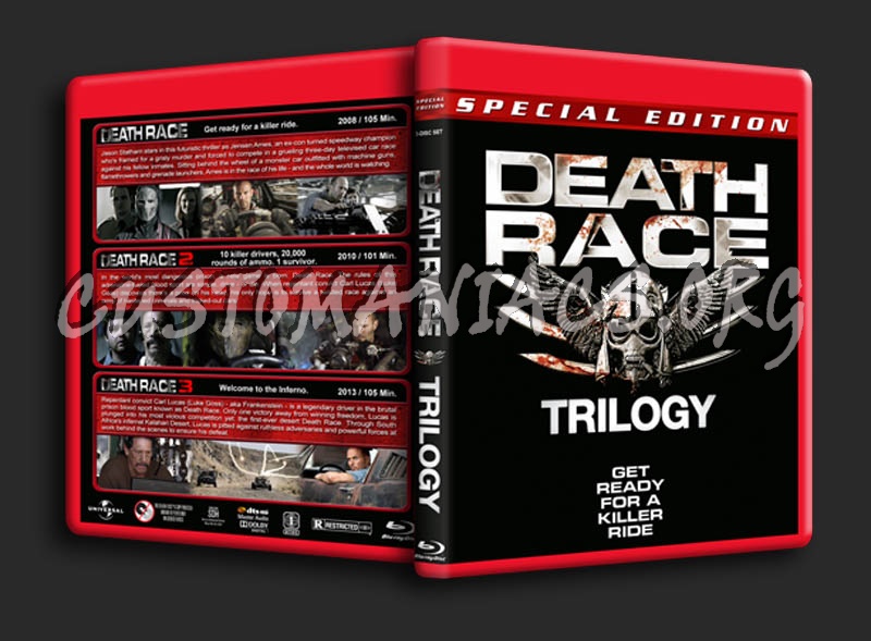 Death Race Trilogy blu-ray cover