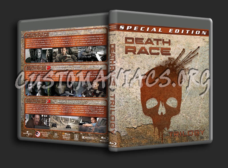 Death Race Trilogy blu-ray cover