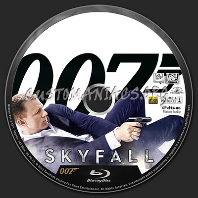 Skyfall blu-ray label - DVD Covers & Labels by Customaniacs, id: 186655 ...