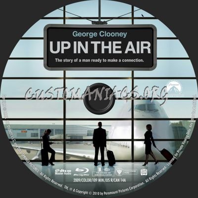 Up in the Air blu-ray label