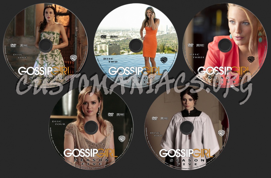Gossip Girl - Season 5 dvd label