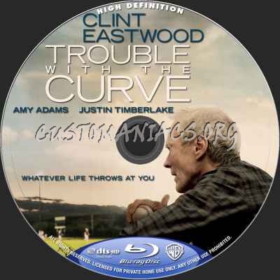 Trouble With The Curve blu-ray label