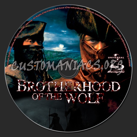 Brotherhood of the Wolf blu-ray label