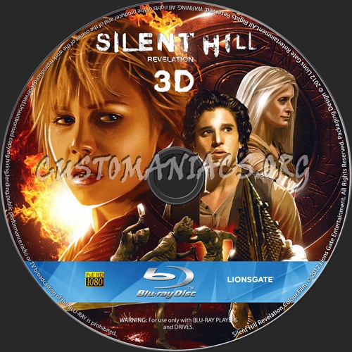 Silent Hill Revelation 3D blu-ray label