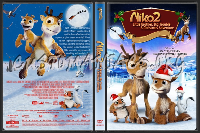 Niko 2 Little Brother, Big Trouble: A Christmas Adventure dvd cover
