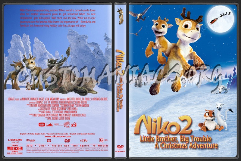 Niko 2 Little Brother, Big Trouble: A Christmas Adventure dvd cover