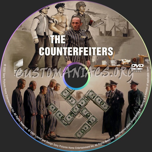 The Counterfeiters dvd label