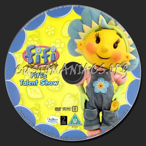 Fifi & the Flowertots-Fifi's Talent Show dvd label