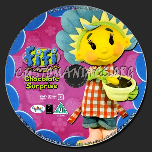 Fifi & the Flowertots-Chocolate Surprise dvd label