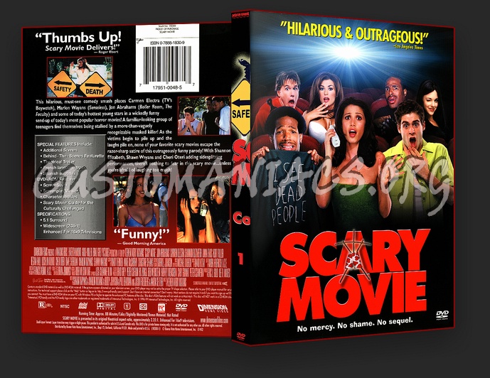 Scary Movie 1,2,3,4 dvd cover