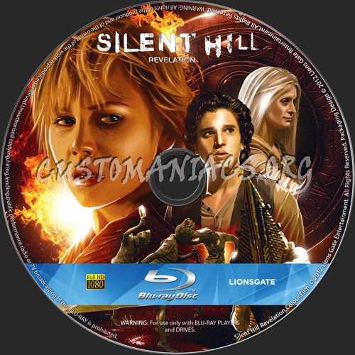 Silent Hill Revelation blu-ray label