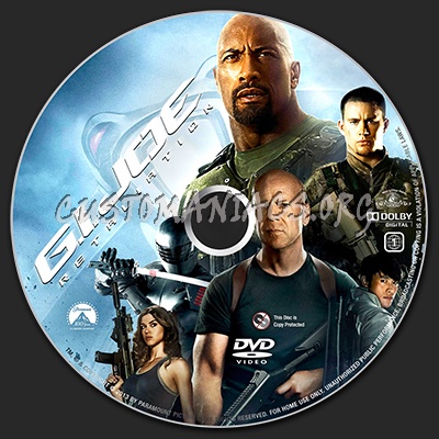 G.I. Joe: Retaliation dvd label