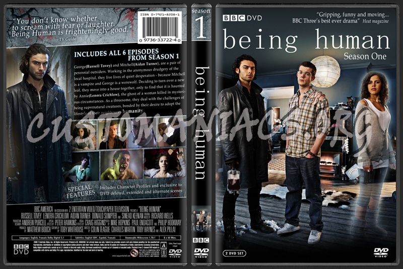 Being Human Season 1 - 5 dvd cover