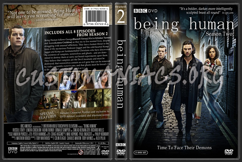 Being Human Season 1 - 5 dvd cover