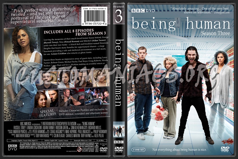 Being Human Season 1 - 5 dvd cover