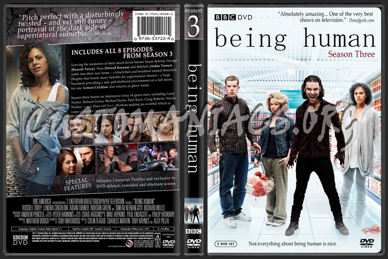 Being Human Season 1 - 5 dvd cover