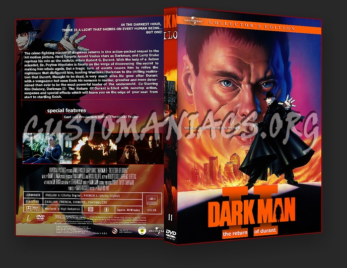 Darkman dvd cover