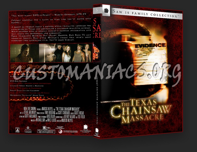 Texas Chainsaw Massacre Collection dvd cover