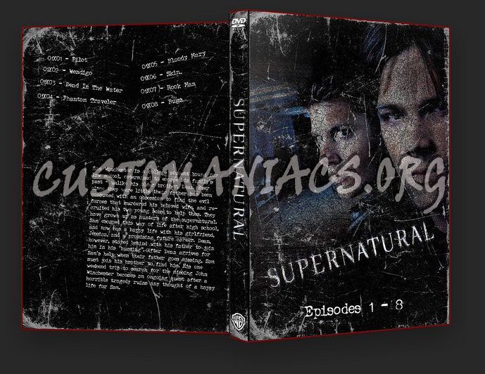 Supernatural Season 1 dvd cover