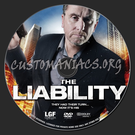 The Liability dvd label