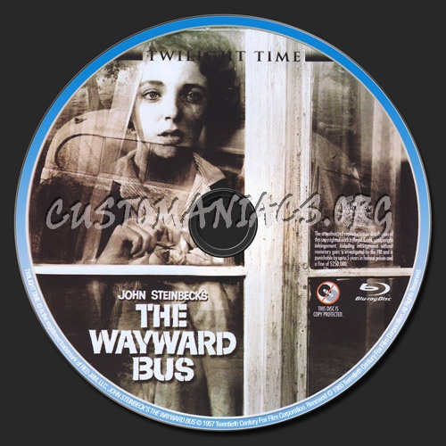 The Wayward Bus blu-ray label